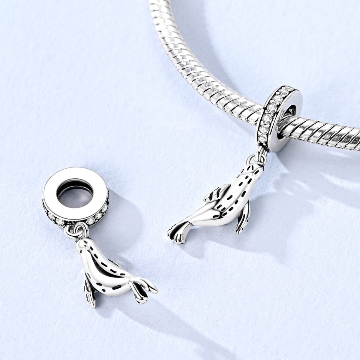 Amarante Jewelry Playful Seal Dangle Charm