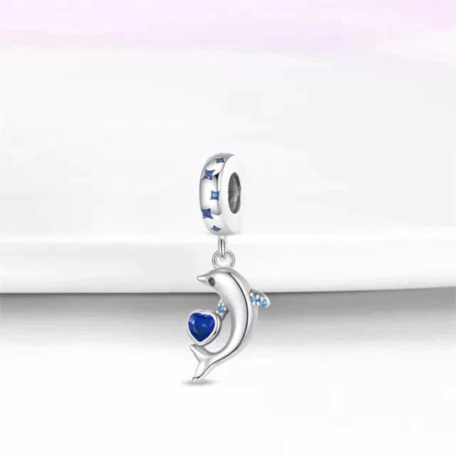 Amarante Jewelry Playing Dolphin Dangle Charm
