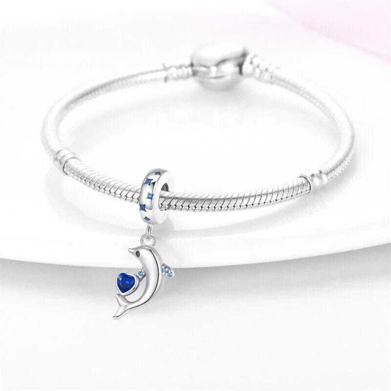 Amarante Jewelry Playing Dolphin Dangle Charm