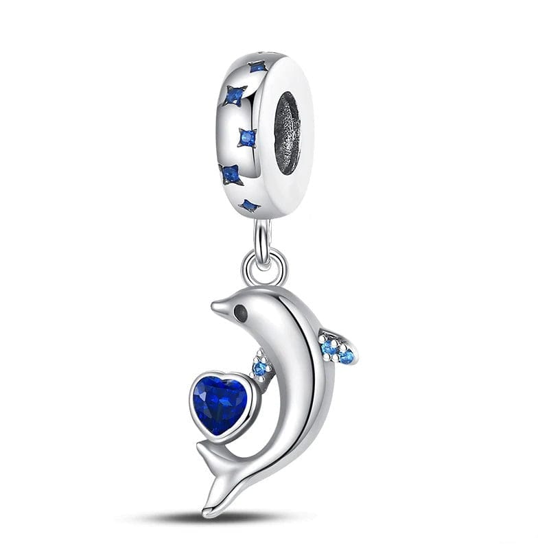 Amarante Jewelry Playing Dolphin Dangle Charm