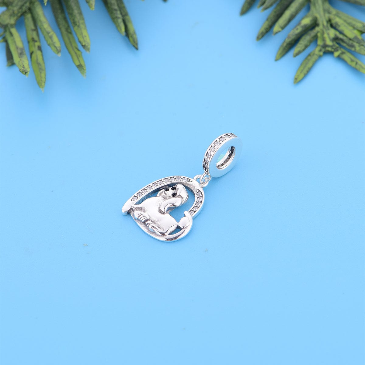 Amarante Jewelry Poodle Puppy Heart Charm