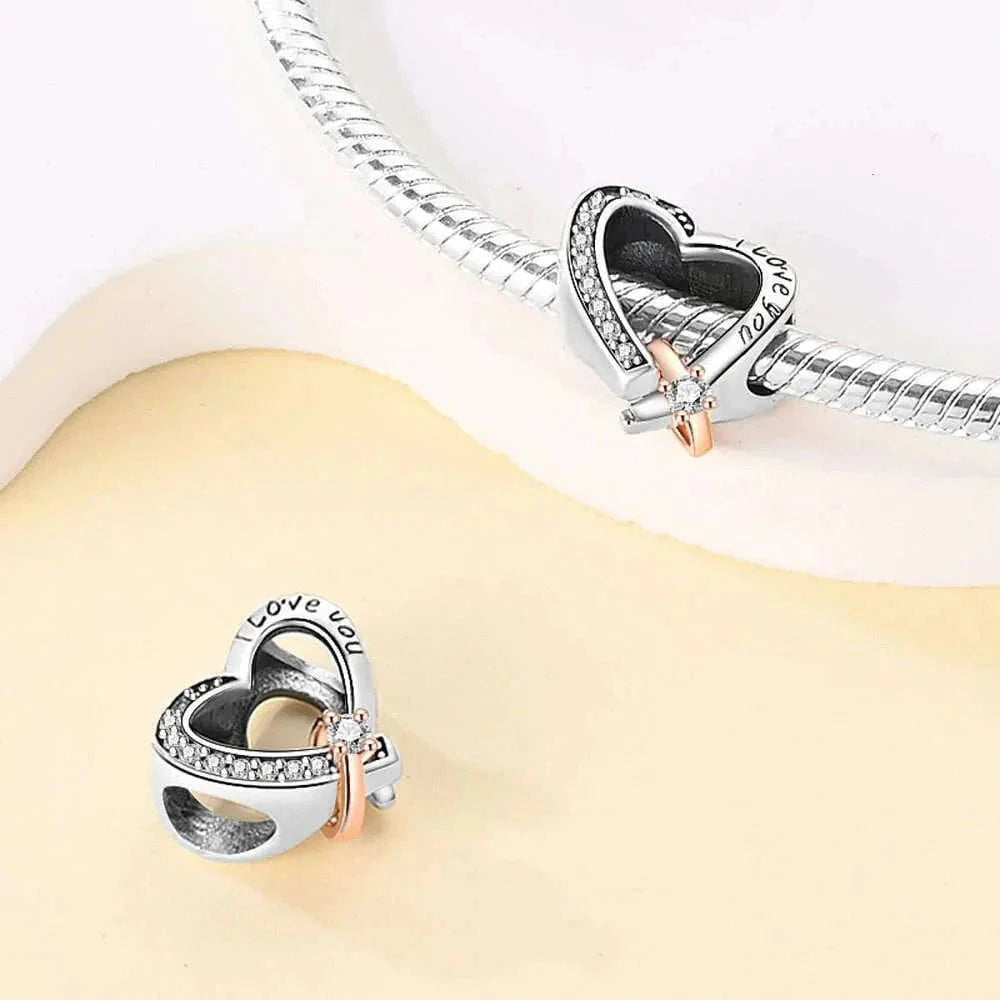 Amarante Jewelry Promise Ring Heart Charm