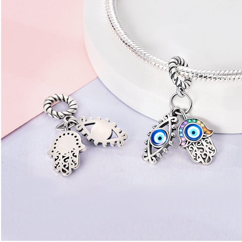 Amarante Jewelry Protective Hamsa & Evil Eye Charm