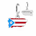 Amarante Jewelry Puerto Rico Map Dangle Charm