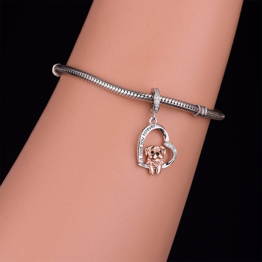 Amarante Jewelry Pug Dog Charm