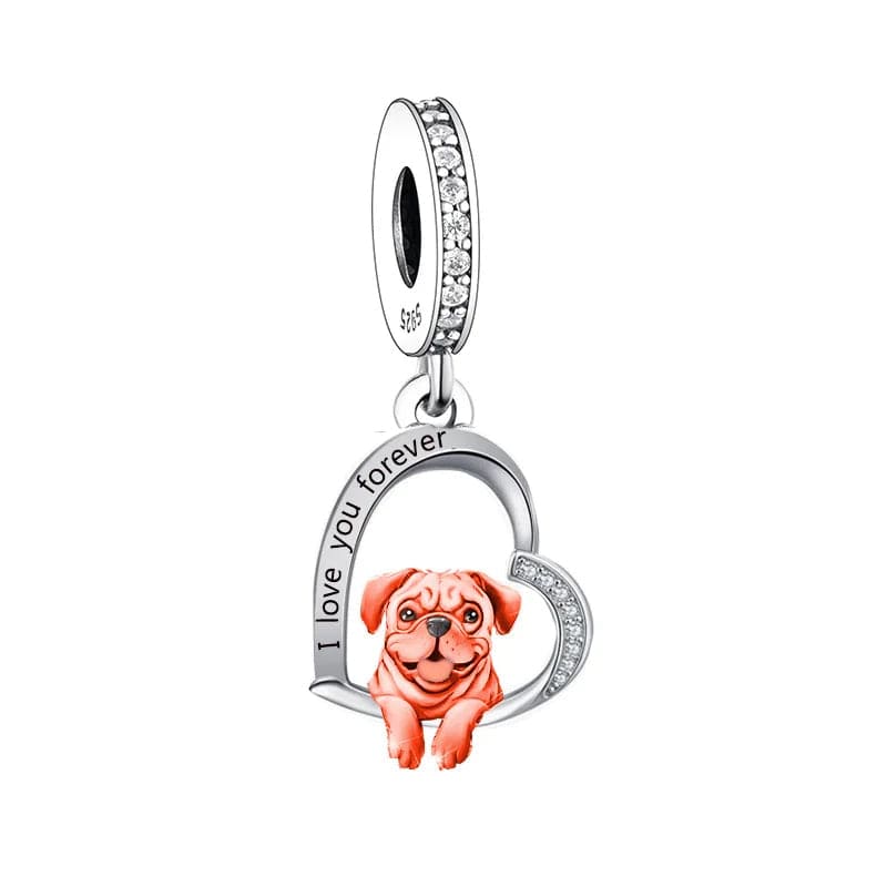 Amarante Jewelry Pug Dog Charm