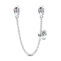 Amarante Jewelry Puppy Swing with Pink Heart Safety Chain Charm