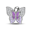 Amarante Jewelry Purple Butterfly Sparkle Charm