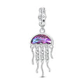 Amarante Jewelry Purple Jellyfish Dangle Charm