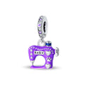 Amarante Jewelry Purple Sewing Machine Charm