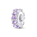 Amarante Jewelry Purple Teardrop Crystal Spacer Charm