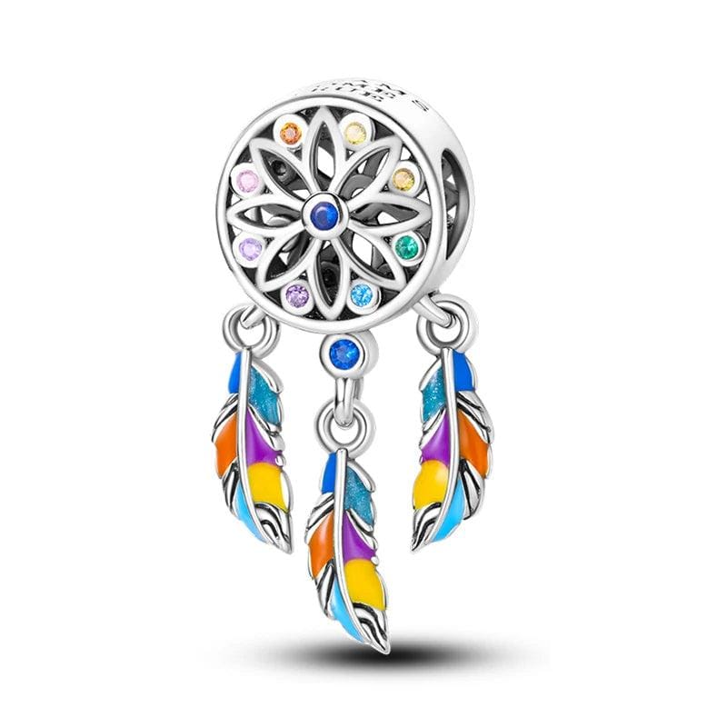 Amarante Jewelry Rainbow Dreamcatcher Charm
