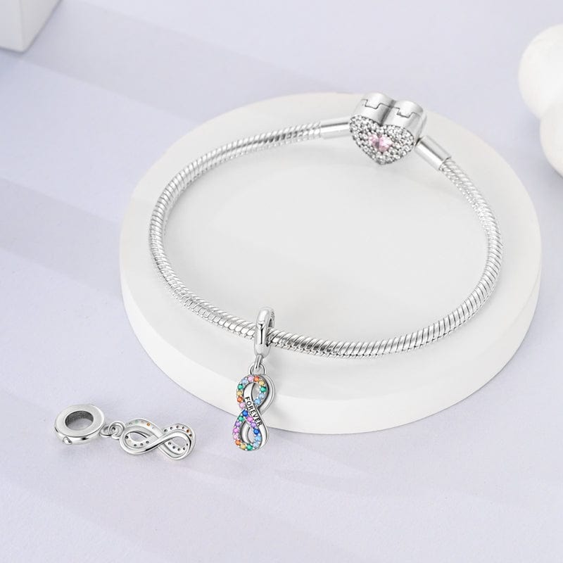 Amarante Jewelry Sparkling Infinity Dangle Charm