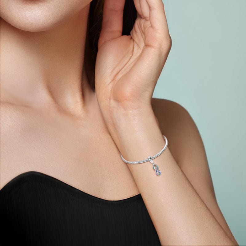 Amarante Jewelry Sparkling Infinity Dangle Charm