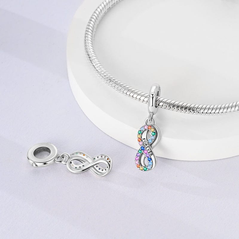 Amarante Jewelry Sparkling Infinity Dangle Charm