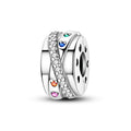 Amarante Jewelry Rainbow Infinity Spacer Charm