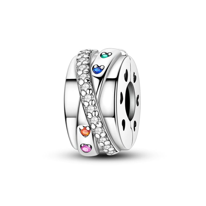 Amarante Jewelry Rainbow Infinity Spacer Charm
