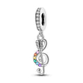 Amarante Jewelry Rainbow Music Note & Microphone Charm
