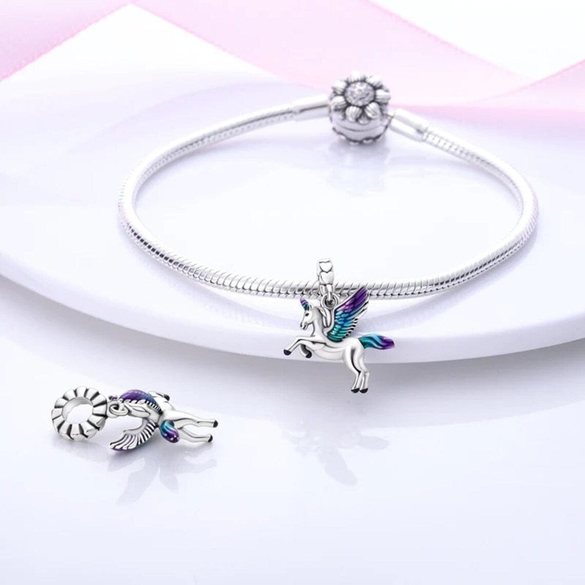 Amarante Jewelry Rainbow Unicorn Charm