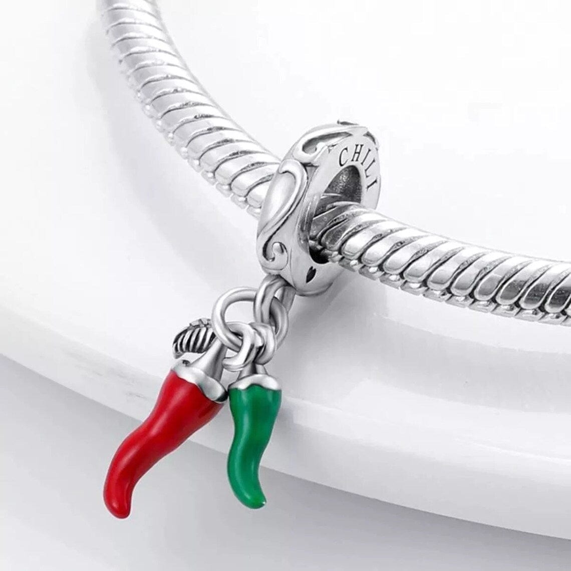 Amarante Jewelry Red Chili Pepper Dangle Charm