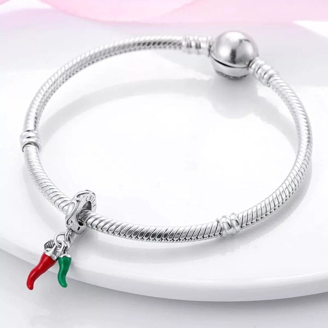Amarante Jewelry Red Chili Pepper Dangle Charm