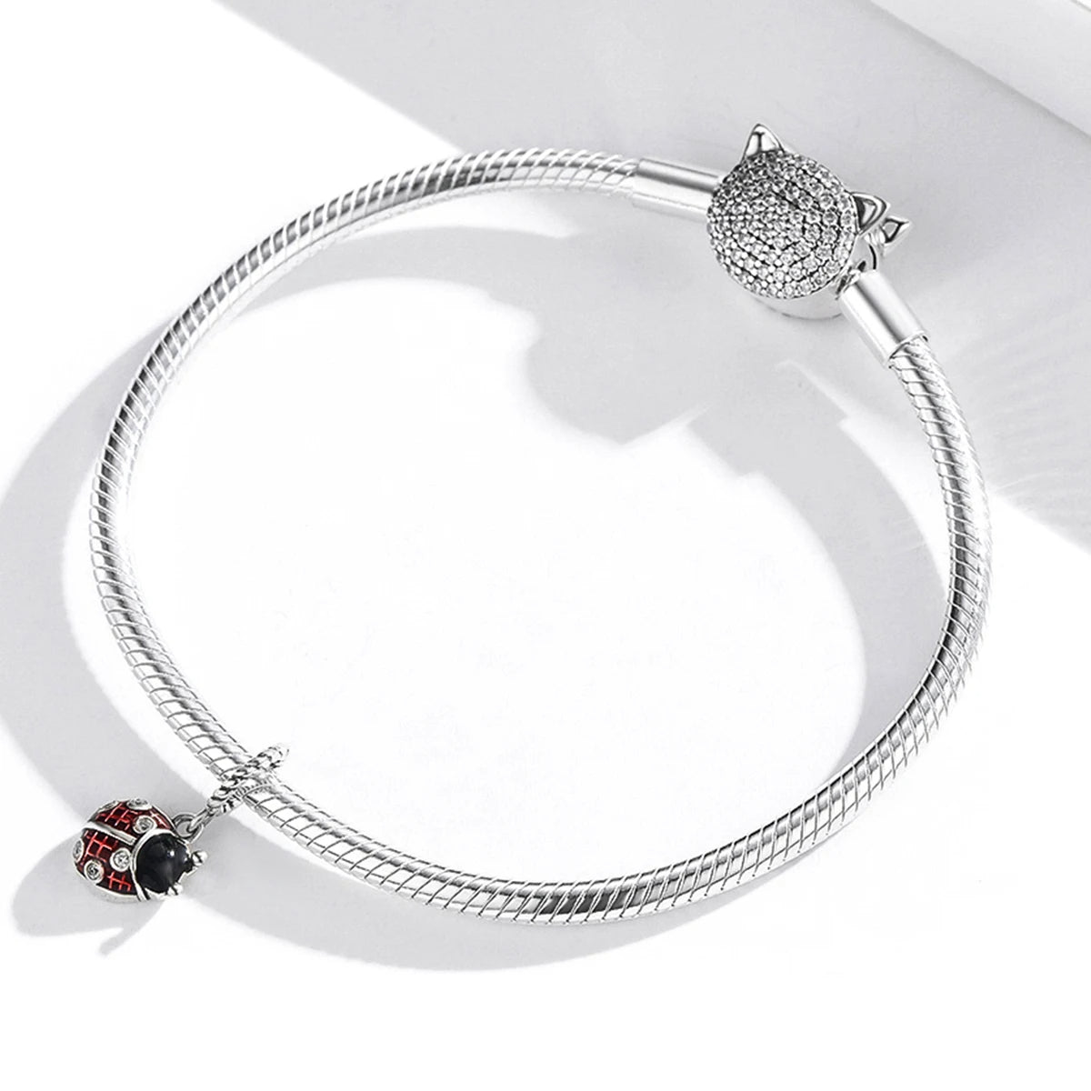 Amarante Jewelry Red Ladybird Dangle Charm