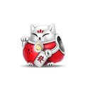 Amarante Jewelry Red Maneki Neko Charm
