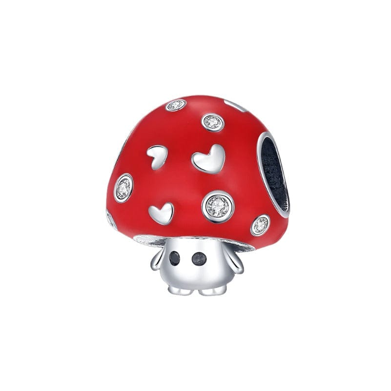 Amarante Jewelry Red Mushroom Charm