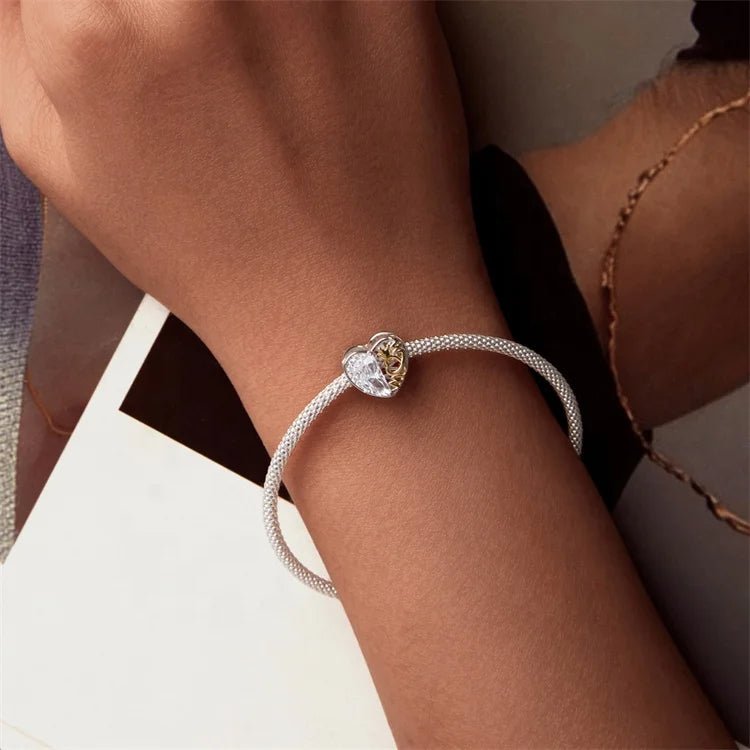 Amarante Jewelry Regal Heart with Mom Crown Charm
