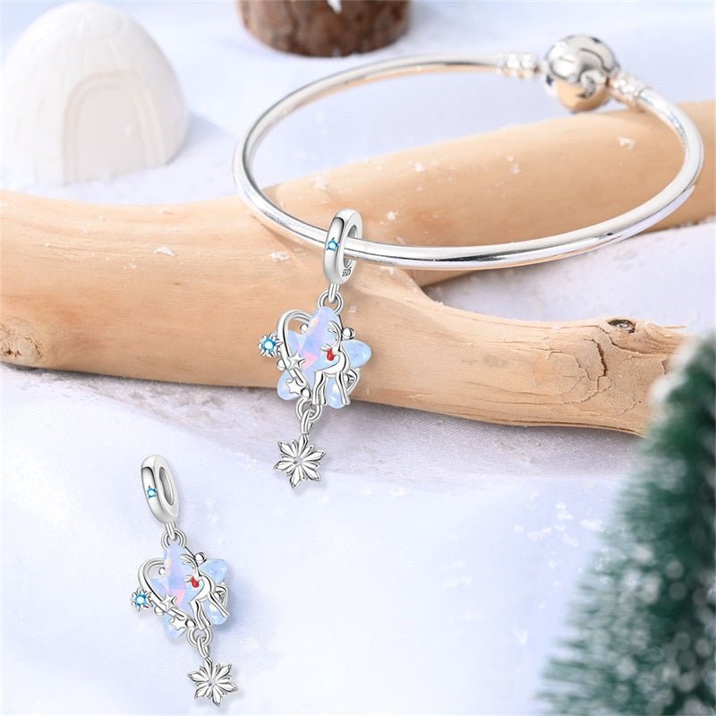 Amarante Jewelry Reindeer & Opal Star Winter Dangle Charm