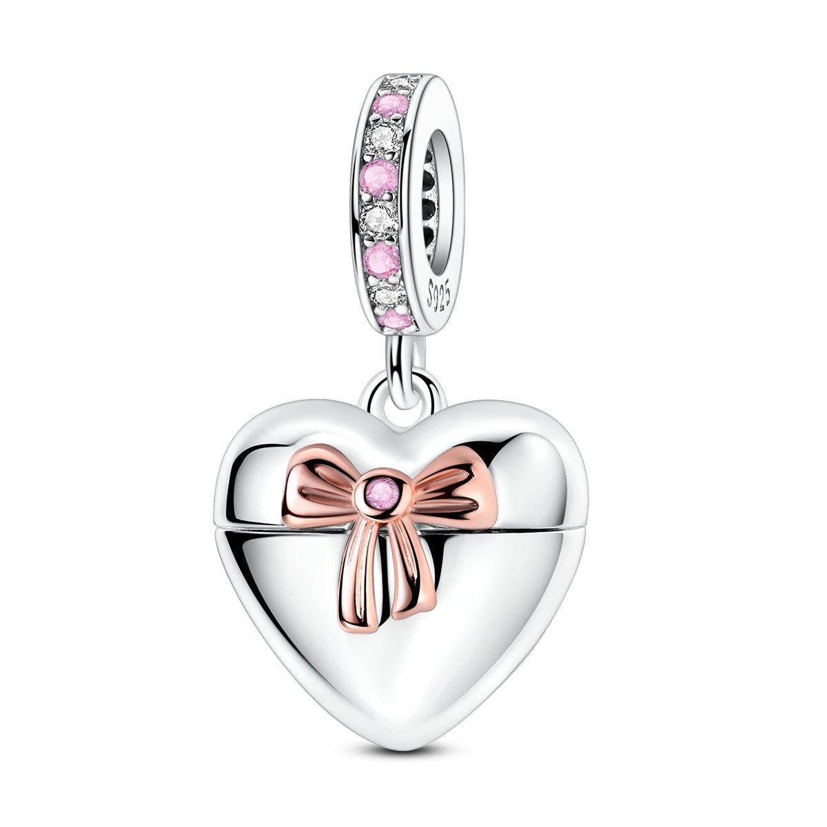 Amarante Jewelry Reveal Your Love Heart Locket Pendant Charm