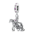 Amarante Jewelry Romantic Horse & Rider Dangle Charm