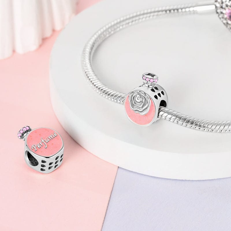 Amarante Jewelry Rose Perfume Bottle Charm