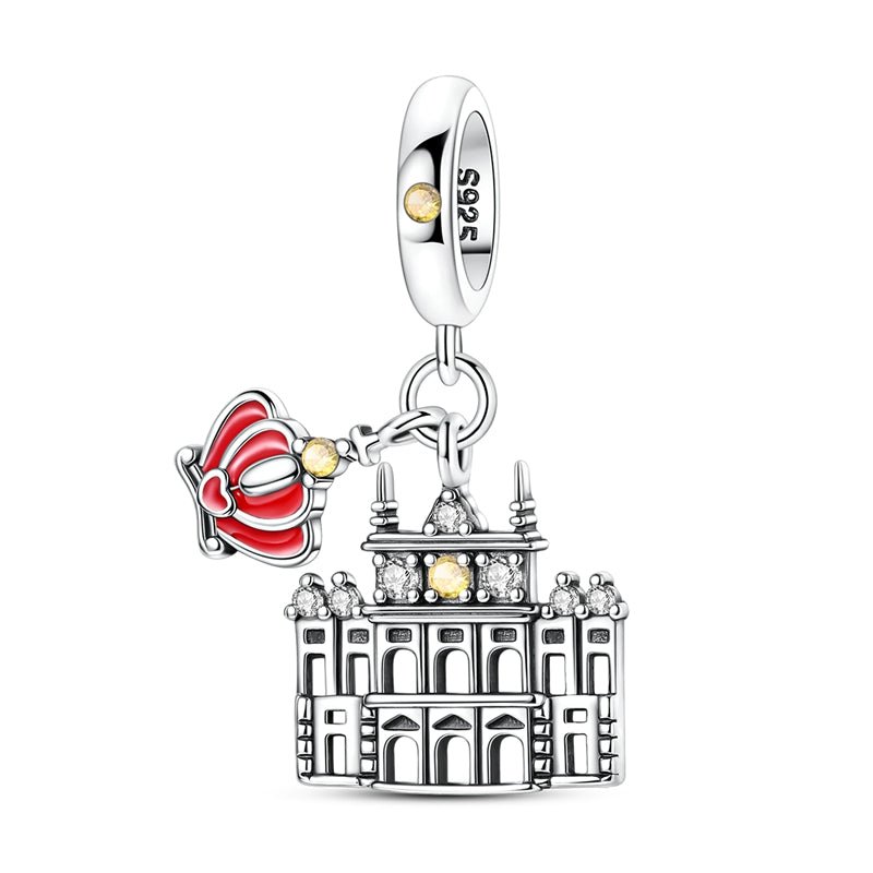 Amarante Jewelry Royal Palace of Madrid with Crown Dangle Charm