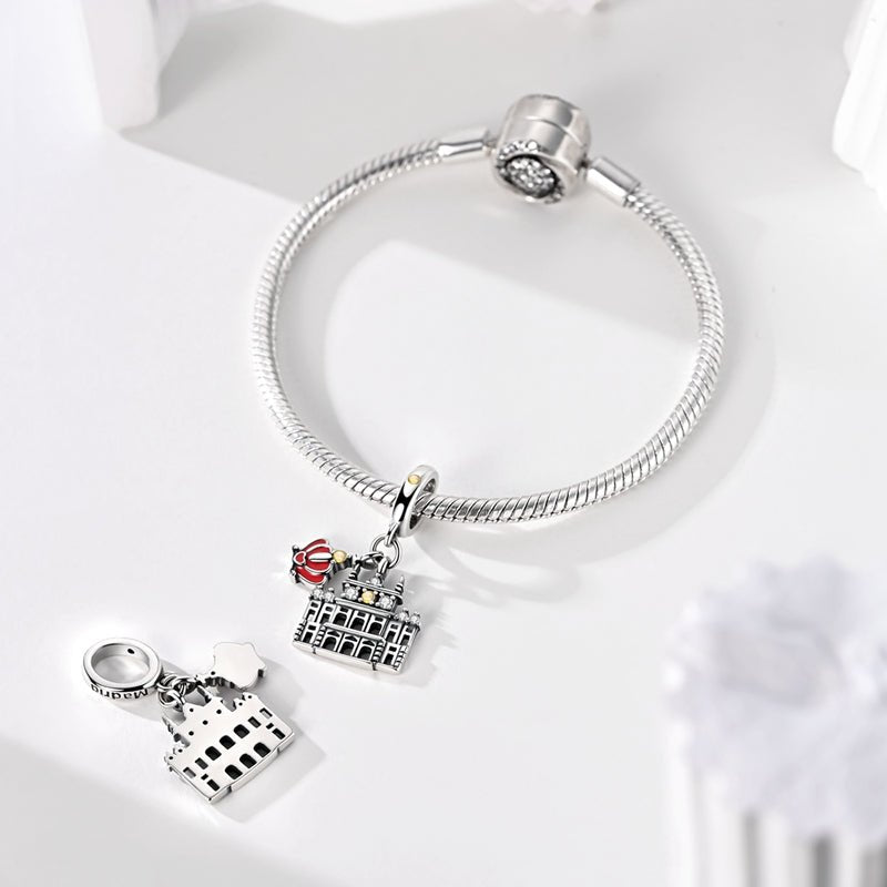 Amarante Jewelry Royal Palace of Madrid with Crown Dangle Charm