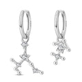 Amarante Jewelry Sagittarius Constellation Zodiac Hoop Earrings