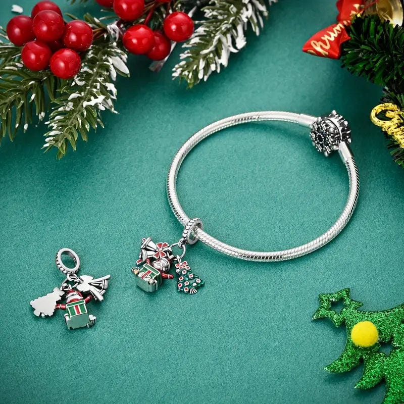 Amarante Jewelry Santa, Christmas Tree & Bells Charm