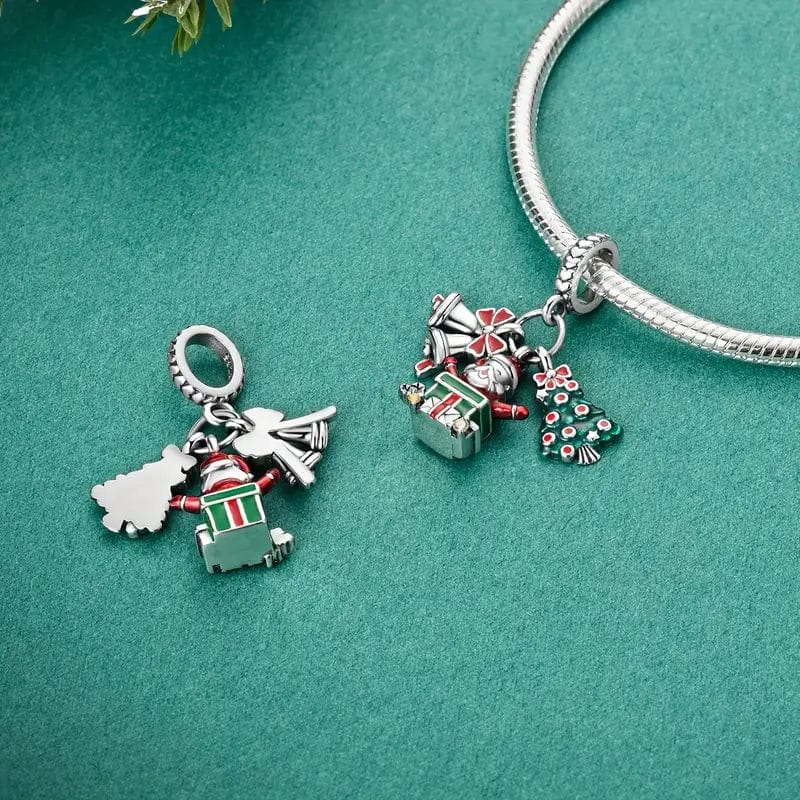 Amarante Jewelry Santa, Christmas Tree & Bells Charm
