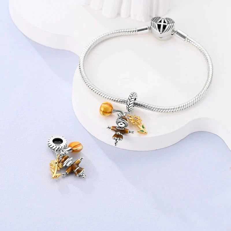 Amarante Jewelry Scarecrow Triple Dangle Charm
