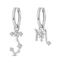 Amarante Jewelry Scorpio Constellation Zodiac Hoop Earrings