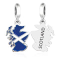 Amarante Jewelry Scotland Map Flag Dangle Charm
