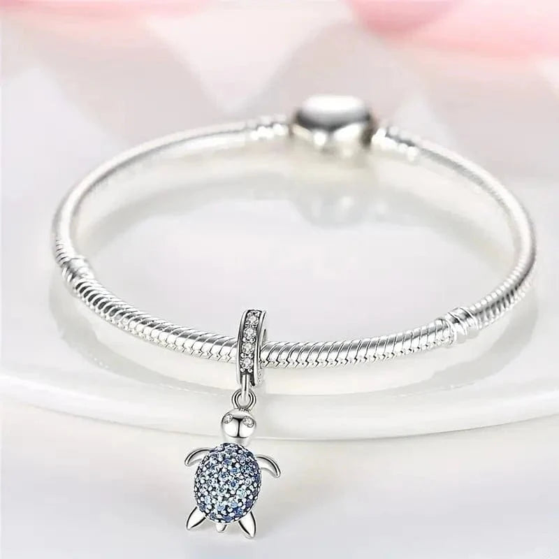 Amarante Jewelry Sea Turtle Ocean Tortoise Dangle Charm