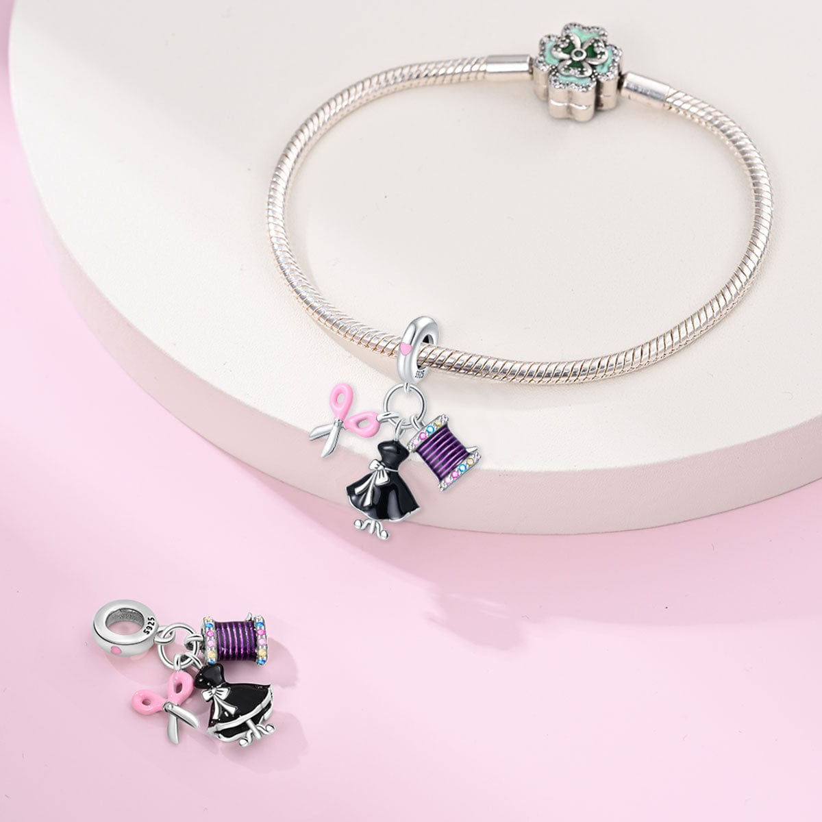Amarante Jewelry Sewing Kit Dress Charm