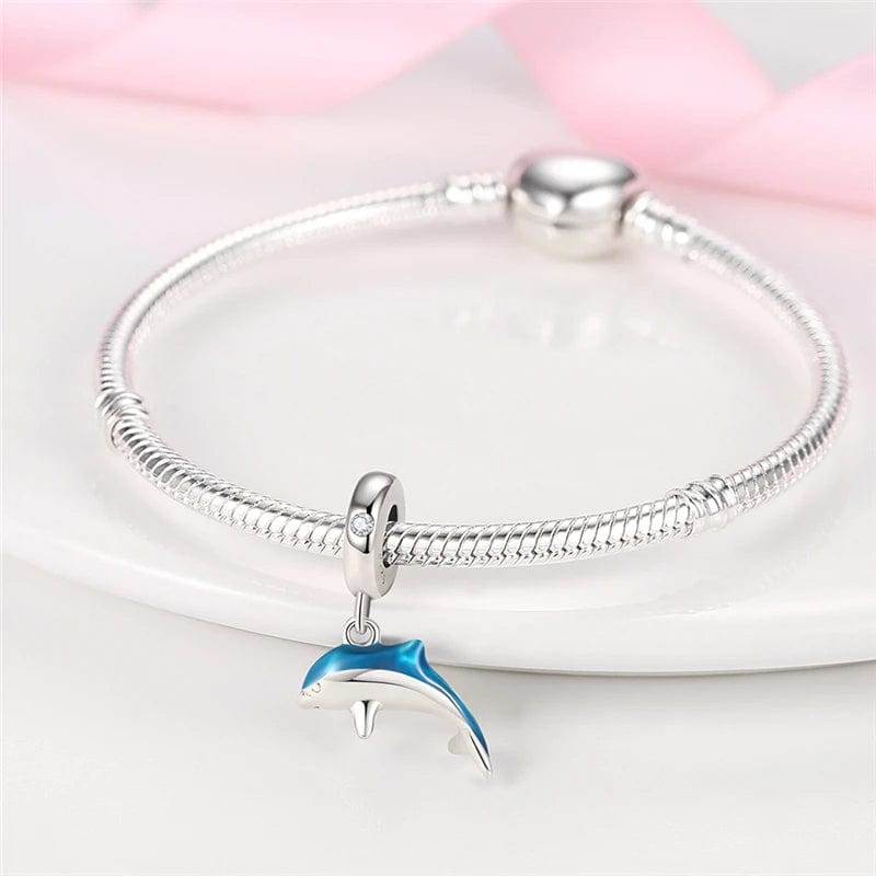 Amarante Jewelry Shimmering Dolphin Dangle Charm