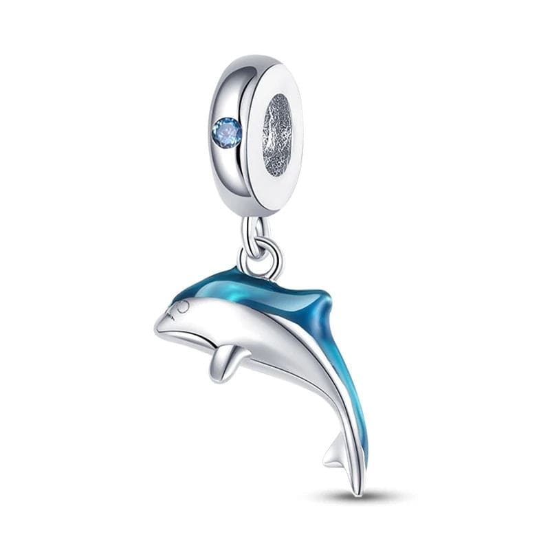 Amarante Jewelry Shimmering Dolphin Dangle Charm