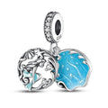 Amarante Jewelry Shimmering Ocean Blue Mermaid Charm