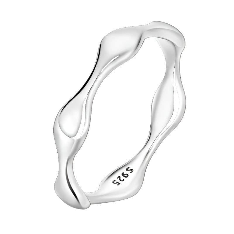Amarante Jewelry Shining Hollow Sterling Silver Ring
