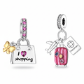 Amarante Jewelry Shopping & Travel Charm Duo