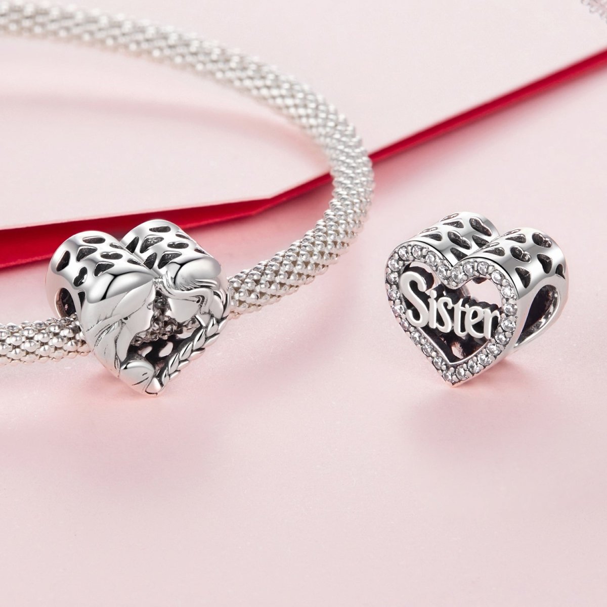 Amarante Jewelry Love You Sister Heart Charm
