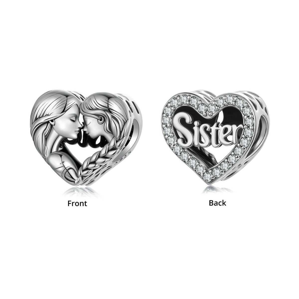 Amarante Jewelry Love You Sister Heart Charm